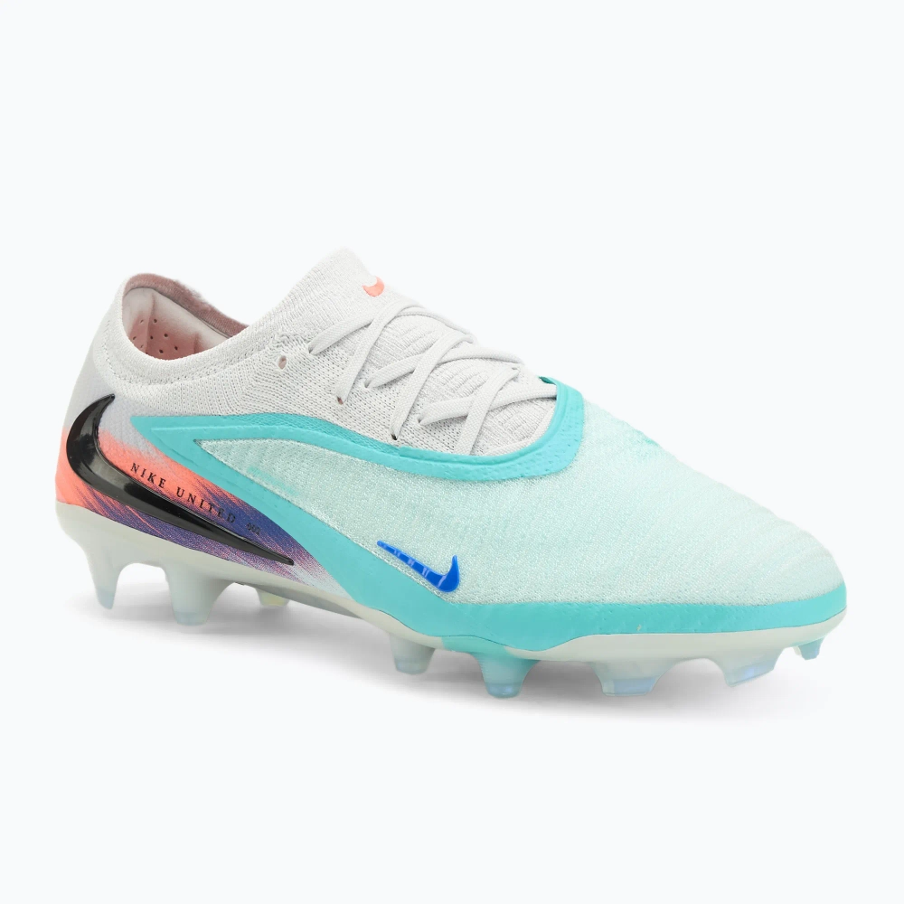 Футбольные бутсы Nike United Phantom 6 Low Elite FG pistachio frost/hyper orange
