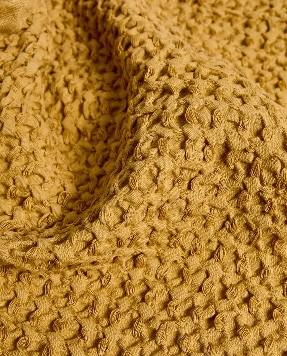 ZARA HOME ХЛОПКОВЫЙ КОВРИК ДЛЯ ВАННОЙ, ГОРЧИЧНЫЙ