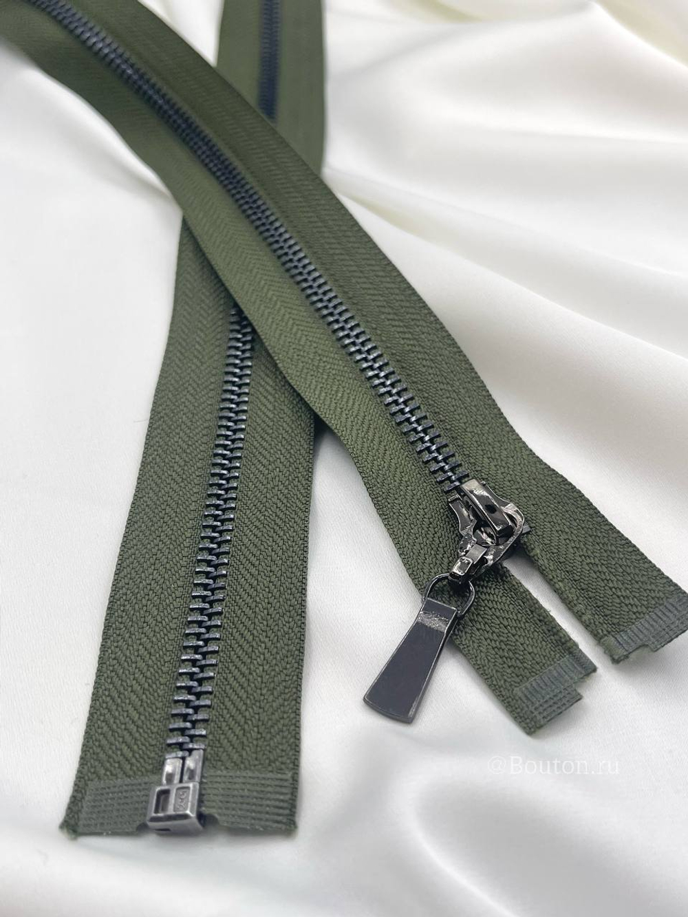 Молния хаки графит