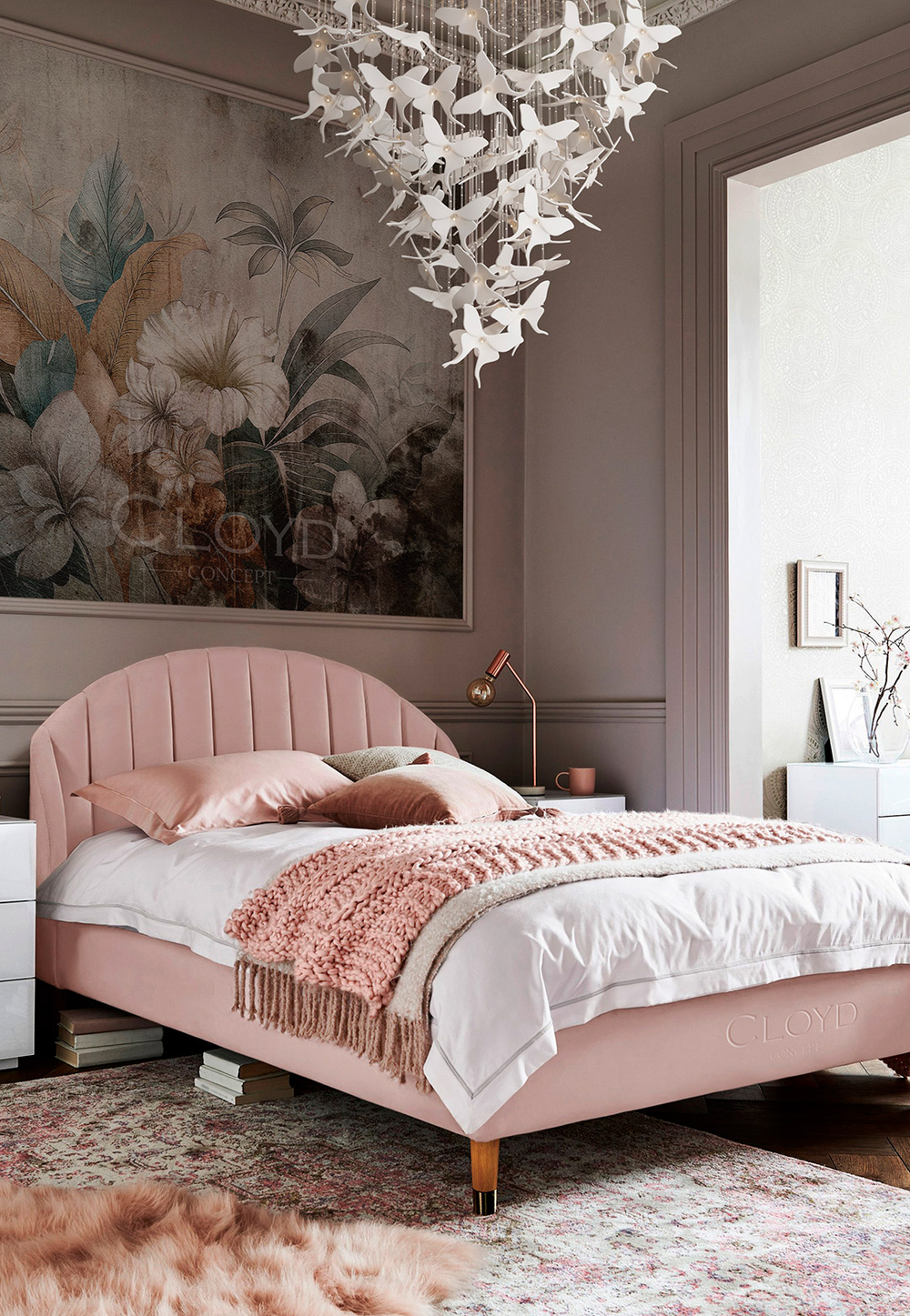 Люстра Cloyd TROPICA C9 / выс. 120 см - керамика - белый (арт.11531)