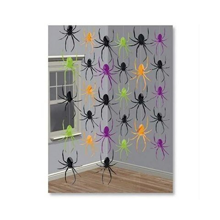 Гирлянда вертик Пауки 2,1м 6шт/A