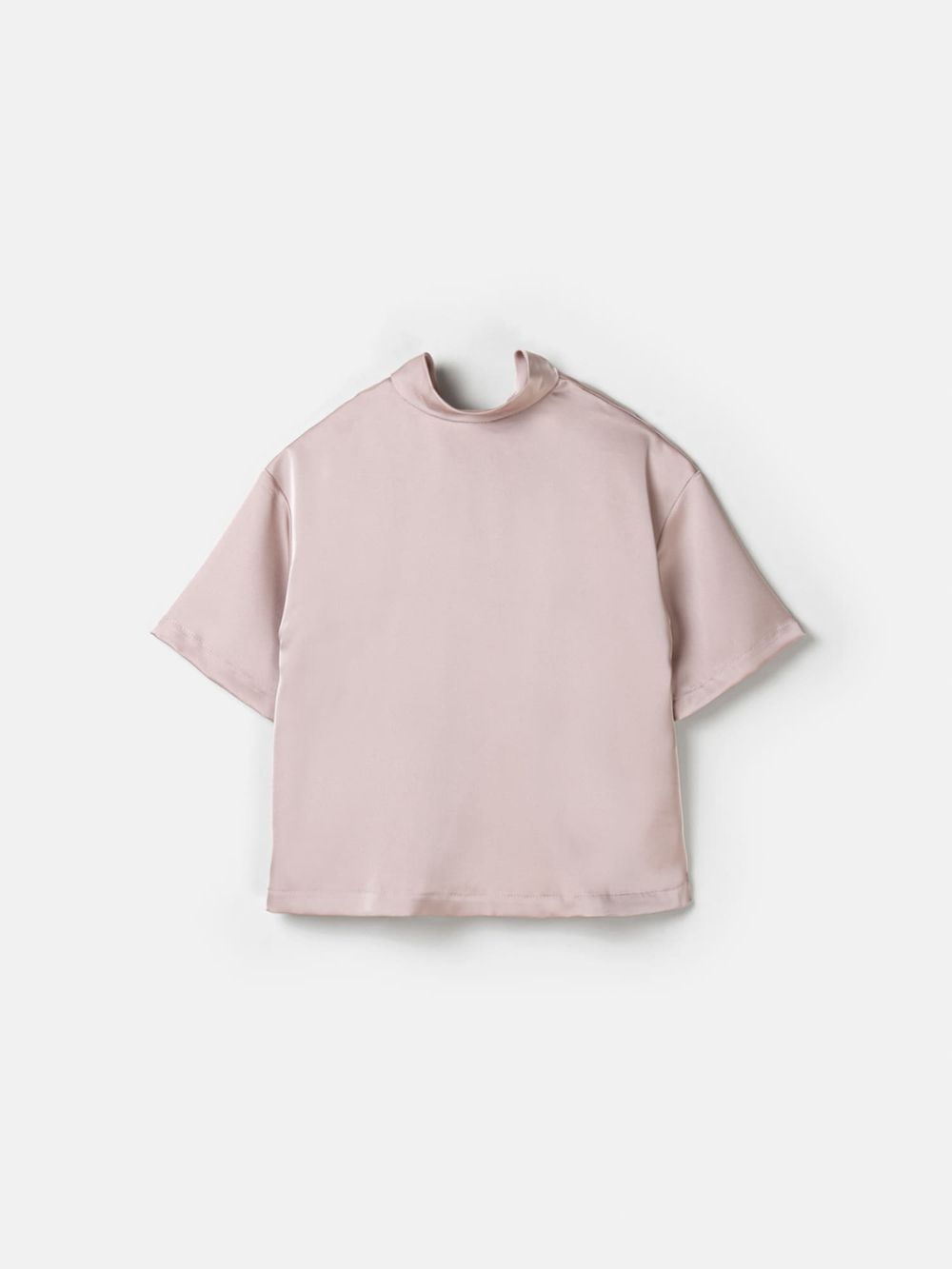 Топ атласный "Розовое какао" 7+