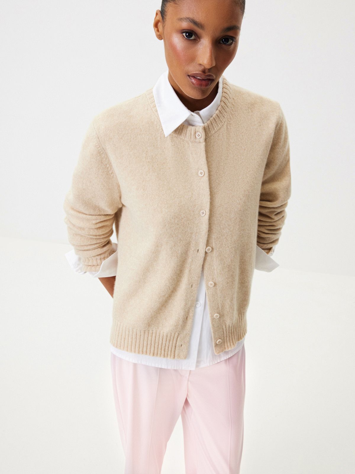 Нежный кардиган из кашемира «Топленое молоко»