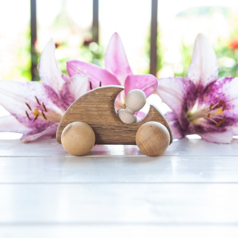 Деревянная машинка Спорткар МИНИ Леснушки