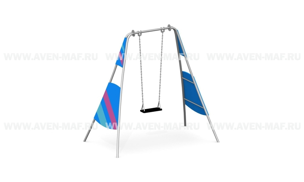 Качели маятниковые с цепным подвесом