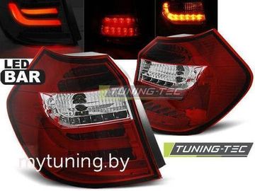 Задние фонари Bmw 1 E81/E87 red white led bar