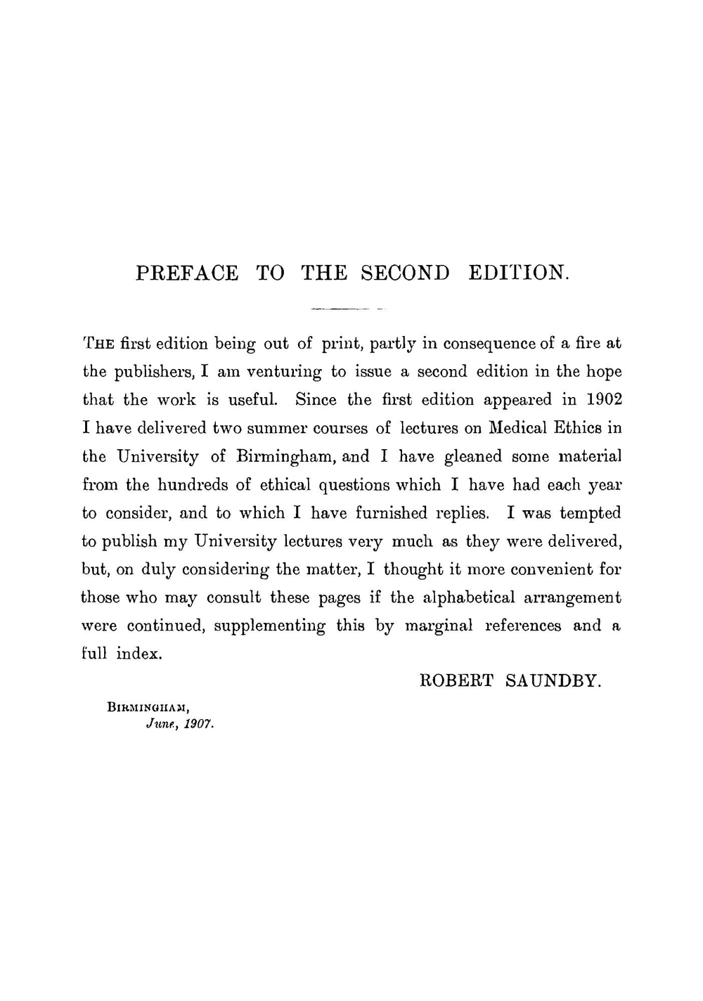 Medical Ethics: A Guide to Professional Conduct | Robert Saundby