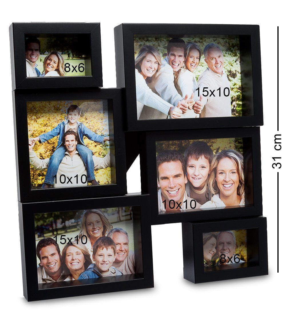 Bellezza Casa CHK-138 Панно-фоторамка «Семейная история» (на 6 фото: 8х6, 10х10, 15х10)
