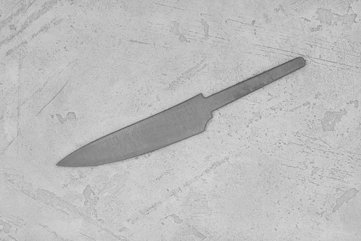 Заготовка для ножа, сталь M390 2,6мм. Модель "Геликон ГО110" с клинком 110мм, ТО 62-63HRC