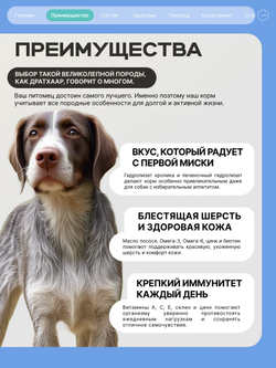 Корм для взрослых собак породы Дратхаар, с кроликом, 3 кг, QUATTRO