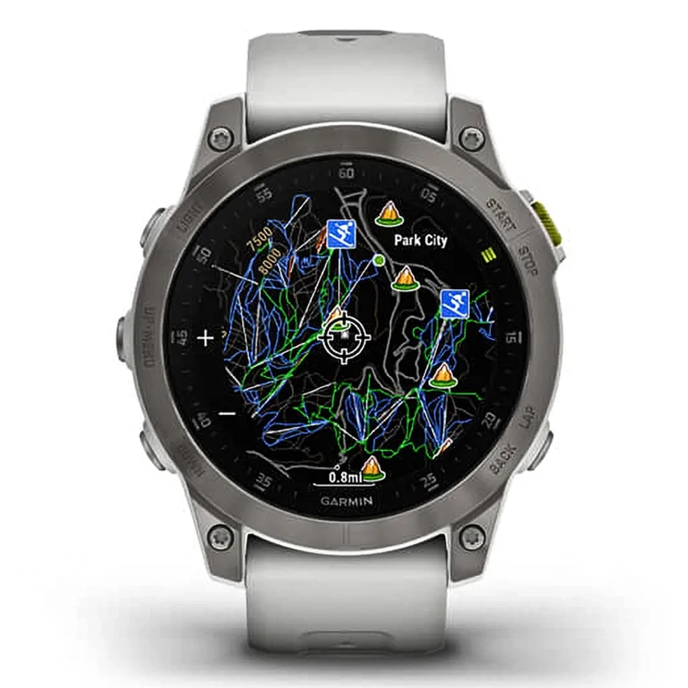 GARMIN EPIX Gen 2 Sapphire смарт-часы White Titanium, 010-02582-21