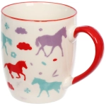Кружка керамическая 210мл «Звездные лошади», микс рисунков