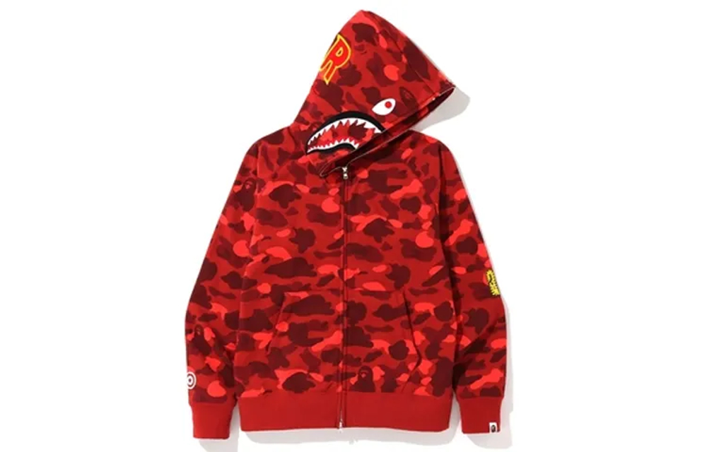 A Bathing Ape Color Camo Tiger Full Zip Худи Fw18