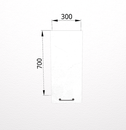 Лофт Штукатурка белая П 300