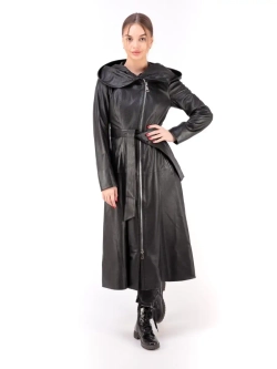 Плащ женский натуральная кожа