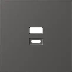 Donel S08 матовый титан накладка для розеток USB, серия DB