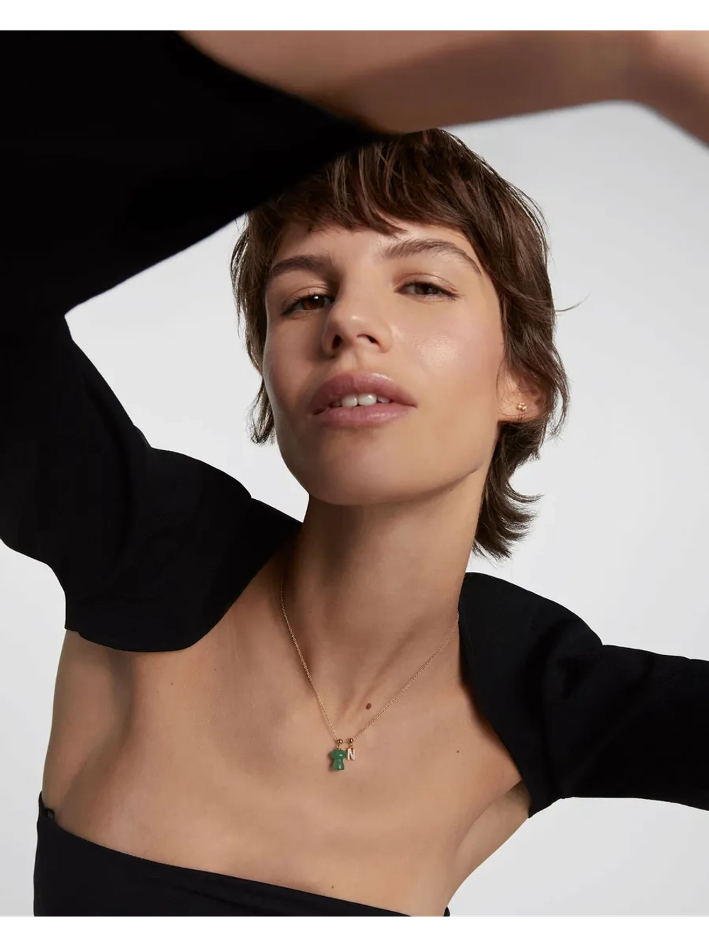 Подвеска-шарм Буква N серебро 925 пробы покрытое золотом