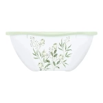 Салатник с крышкой и декором на корпусе, 3л, Perfect, Белый