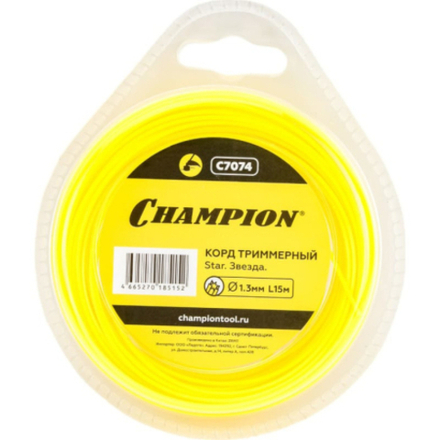 Леска CHAMPION Star 1.3мм*15м (звезда)   C7074