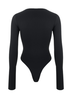Боди-лонгслив из бифлекса matte