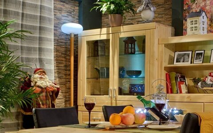 арт. 8085 Стеллаж шкаф Брамминг №2 Ш1150хГ380хВ945