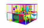 Детский игровой лабиринт с крышей «Терем радости» 3,69×3,69×3,2 м