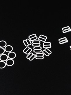 Набор металлофурнитуры белый 001, 10 мм