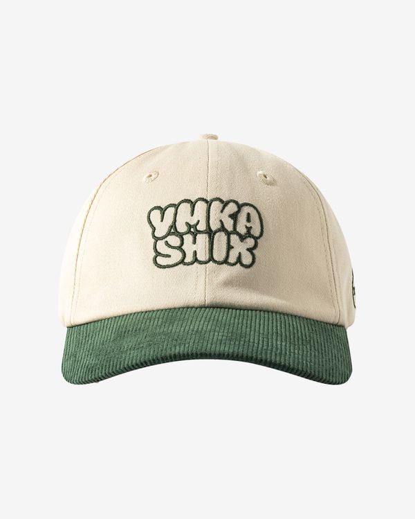 Кепка Block Graffiti logo зеленая/бежевая - фото 1