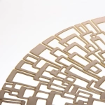 Салфетка на стол 38см «Эклектика» золото