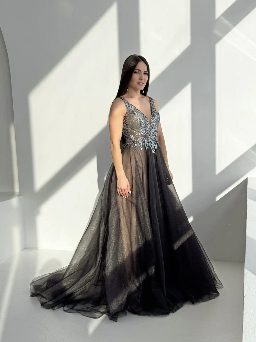 Платье вечернее с блеском