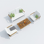 Лаунж зона Ideal Patio АРТИ белая