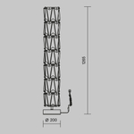 Торшер Maytoni Puntes MOD043FL-08CH
