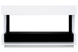 Каминокомплект Cube 50 - Белый с черным с очагом Astra 50 RF