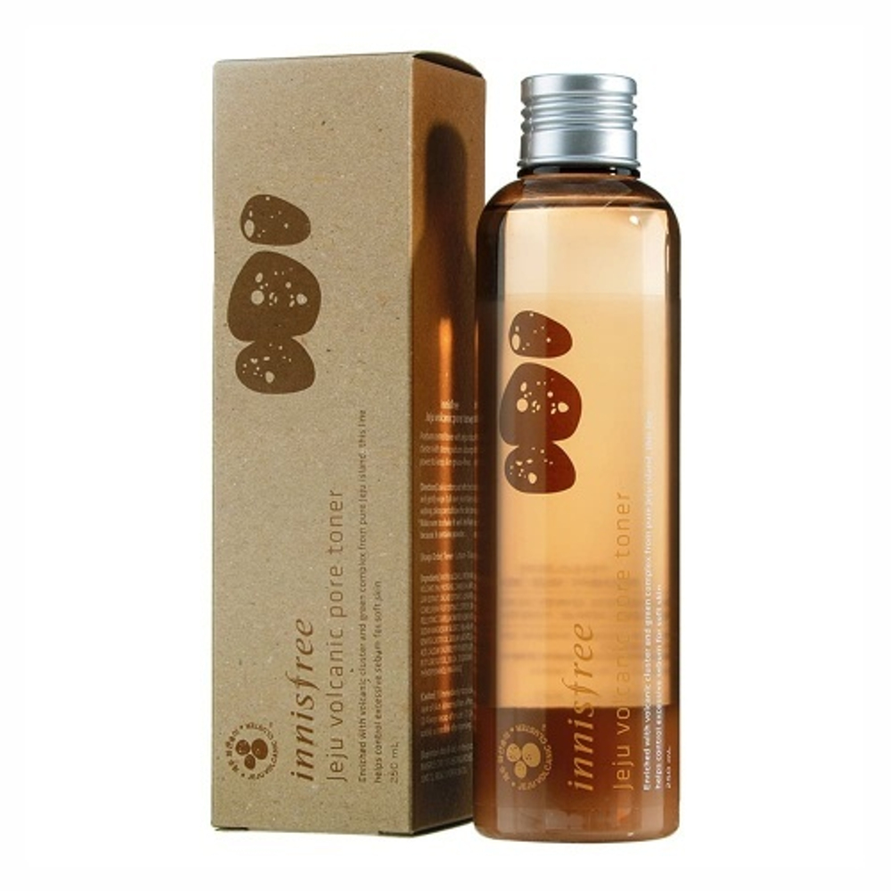 Innisfree Jeju Volcanic Pore Toner 2X тонер с вулканической глиной с острова Чеджу