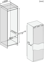 Встраиваемый морозильник Miele FNS 7740 D