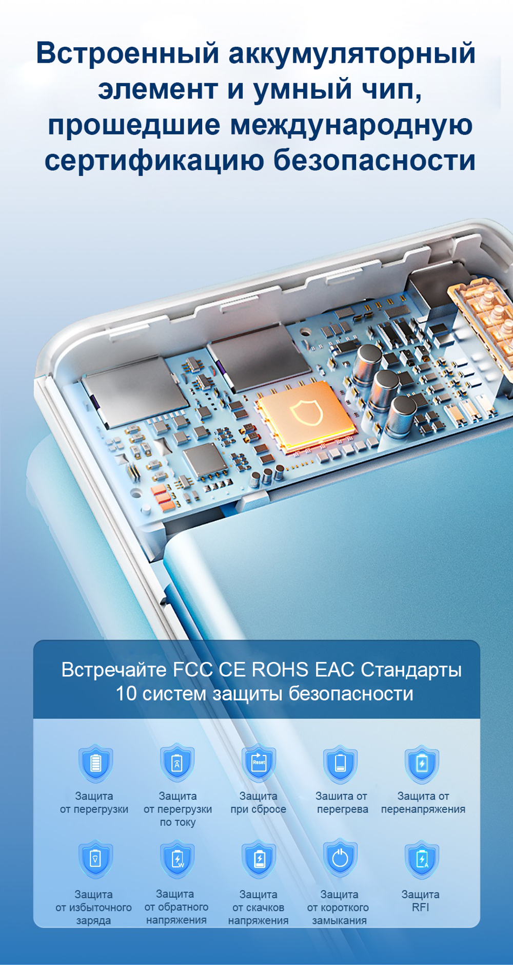 Romoss Sense 8F/30000мАч/22.5 Вт Быстрая зарядка