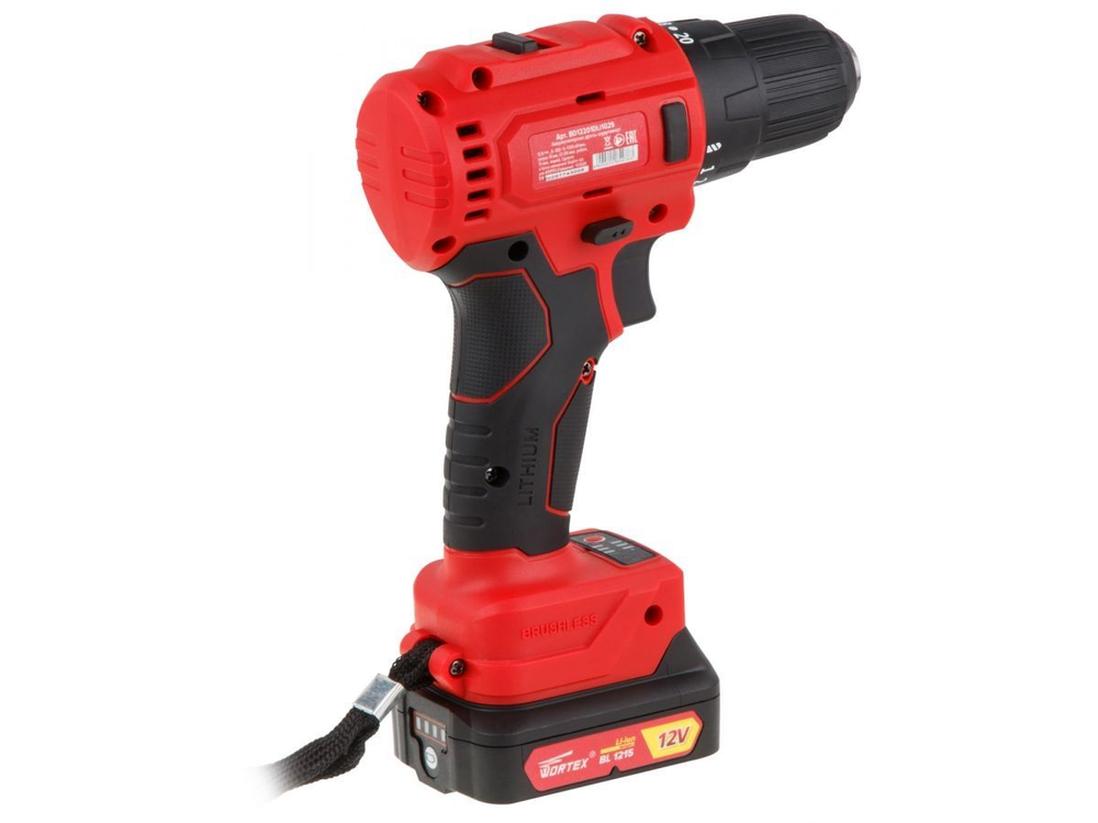 Аккумуляторная дрель-шуруповёрт BD 1220-1 DLi WORTEX BD12201DLi1029