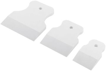 Шпатель резиновый белый, набор 3 шт.(40/60/80 мм)