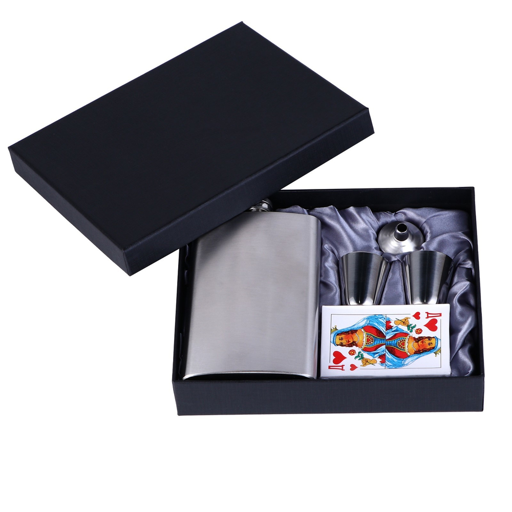 800052 Набор из 5 пр. фляжка 250мл, 9*2,5*13,5см