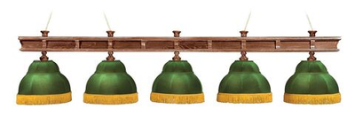 Лампа "Президент" 5 плафона - ясень