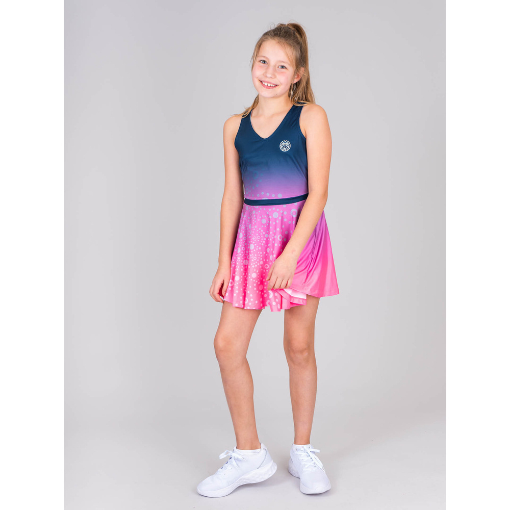 ОДЕЖДА ДЛЯ ТЕННИСА Девочки, Платье BIDI BADU COLORTWIST JUNIOR DRESS .