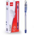 Ручка шариковая Cello "Gripper I" синяя, 0,5мм, грип, штрих-код