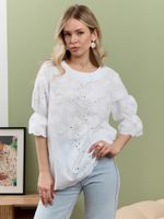 Блузка Милица-1 Виотекс БЕЛЫЙ -3