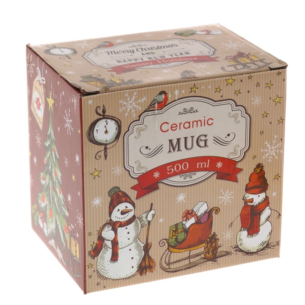 GAEM Кружка, L13 W9,5 H11,5 см, 450 мл, 4в. ( в подарочной упаковке)