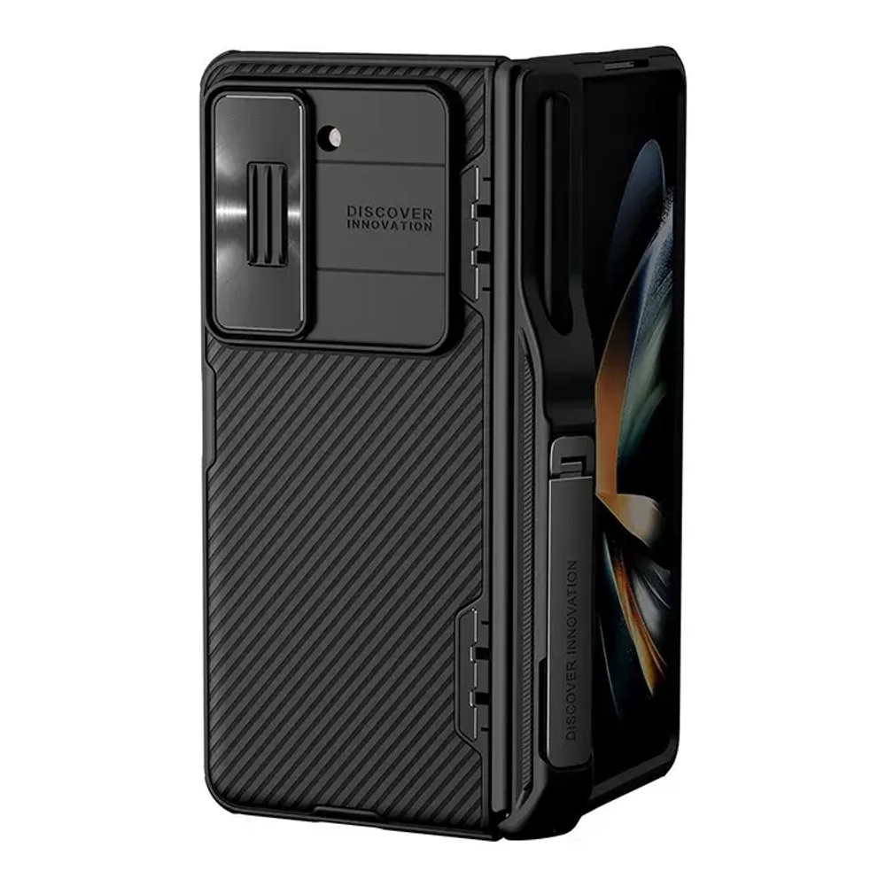 Чехол Nillkin CamShield Fold (Pen holder) для Samsung Galaxy Z Fold 5 5G пластиковый (черный)