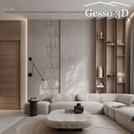 Гипсовая 3D панель Silk