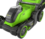 Газонокосилка аккумуляторная GREENWORKS 2521007 40V, бесщеточная, 41 см, без АКБ и ЗУ