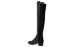 Stuart Weitzman/SW Leather Knee high Boots Women"s Black