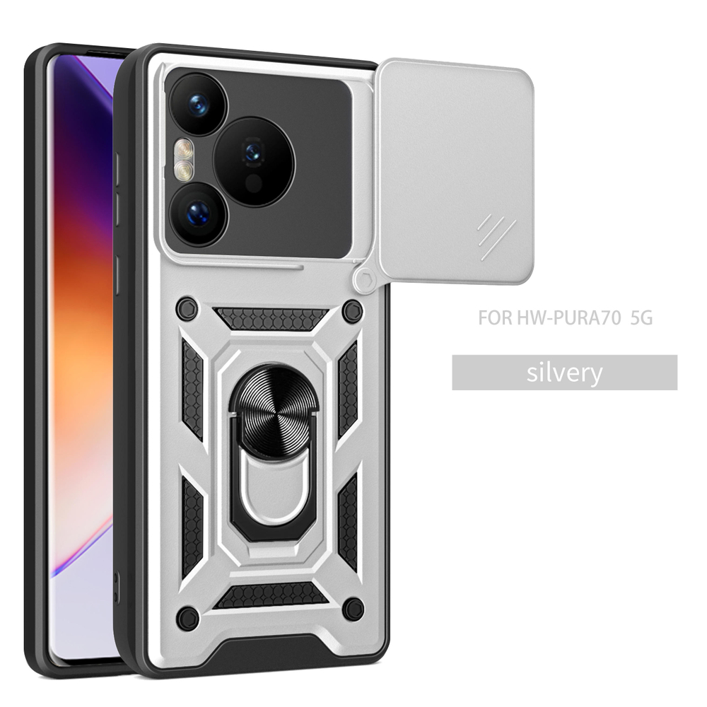 Чехол с кольцом Bumper Case для Huawei Pura 70