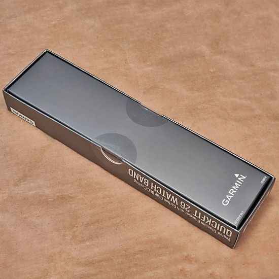 Garmin Quickfit 26 mm Vented Titanium Carbon Gray вентелируемый титановый браслет с DLC - покрытием (010-12864-09)